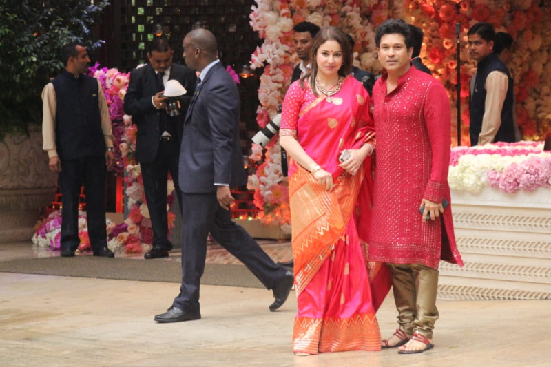 Anjali and Sachin Tendulkar