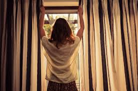 Shut doors and close curtains