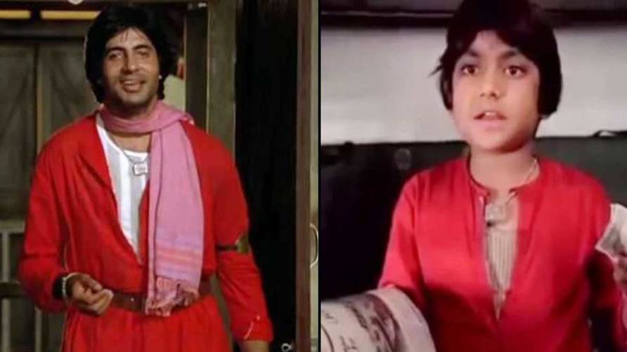 Ravi Valecha as Amitabh's character in Coolie