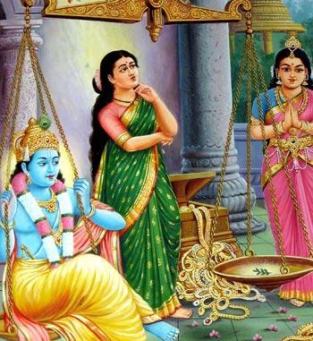 Shri Krishna and Tulabhram