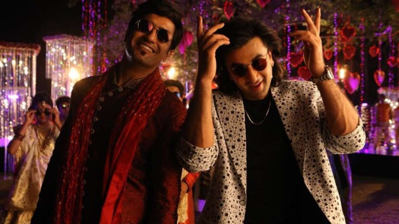 Vicky Kaushal with Ranbir Kapoor in the film Sanju