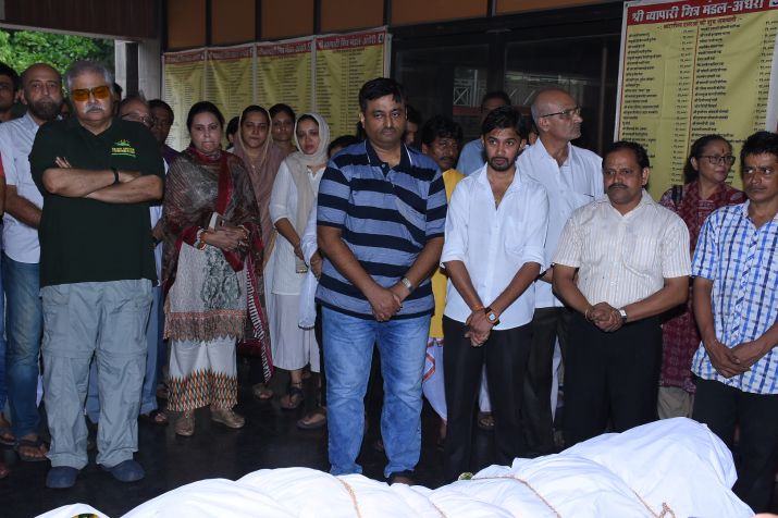 The funeral took place in Andheri, Mumbai where family and celebrities from the television world were seen in attendance. Rita Bhaduri was admitted at an ICU for the past 10 days in Mumbai but got cardiac arrest at about 1.45 am.