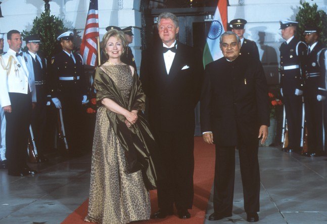 India improved its trade and reduced territorial disputes with the People's Republic of China. He also invited former US President Bill Clinton in 2000, thus improving the bilateral ties after the Cold War.