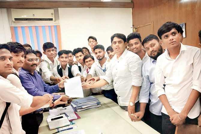 Bandra Government Polytechnic students meeting with NCP