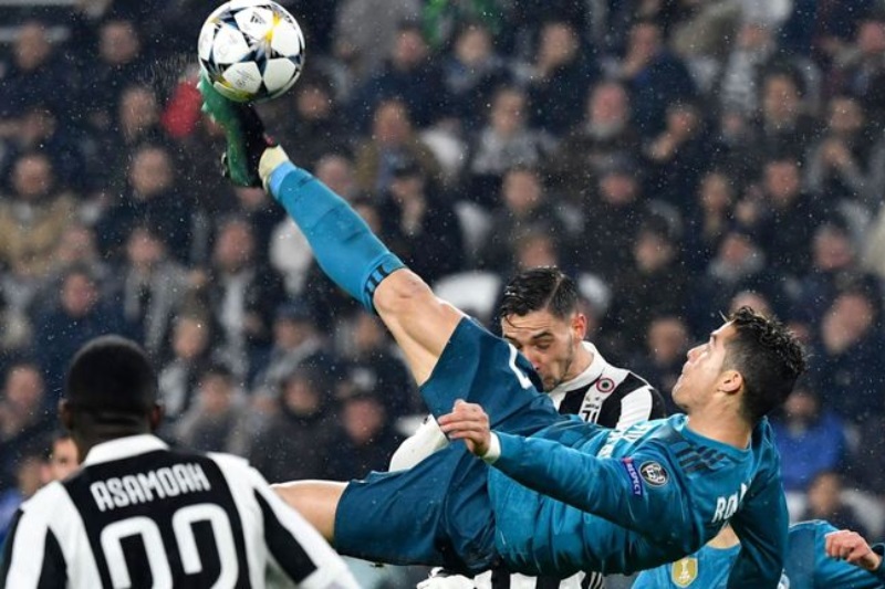 Cristiano Ronaldo's bicycle kick wins UEFA goal of the season award