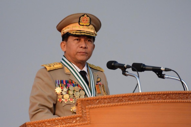 Facebook bans Myanmar military chief