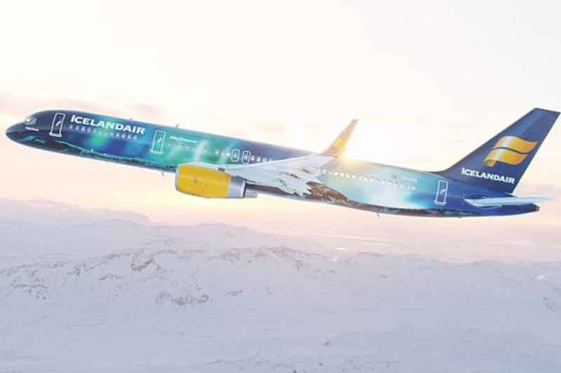 Seven contemporary airline liveries