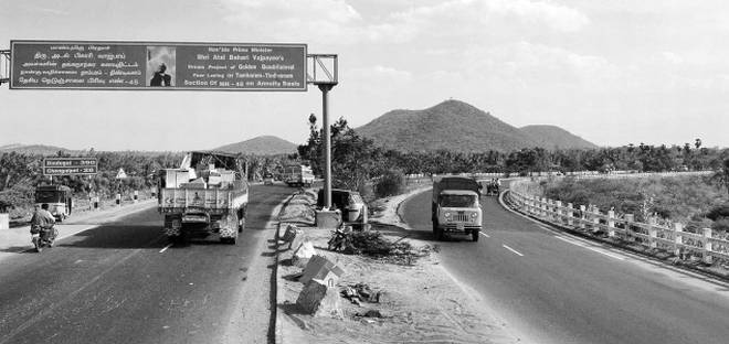 Important road projects like the Golden Quadrilateral and Pradhan Mantri Gram Sadak Yojana.