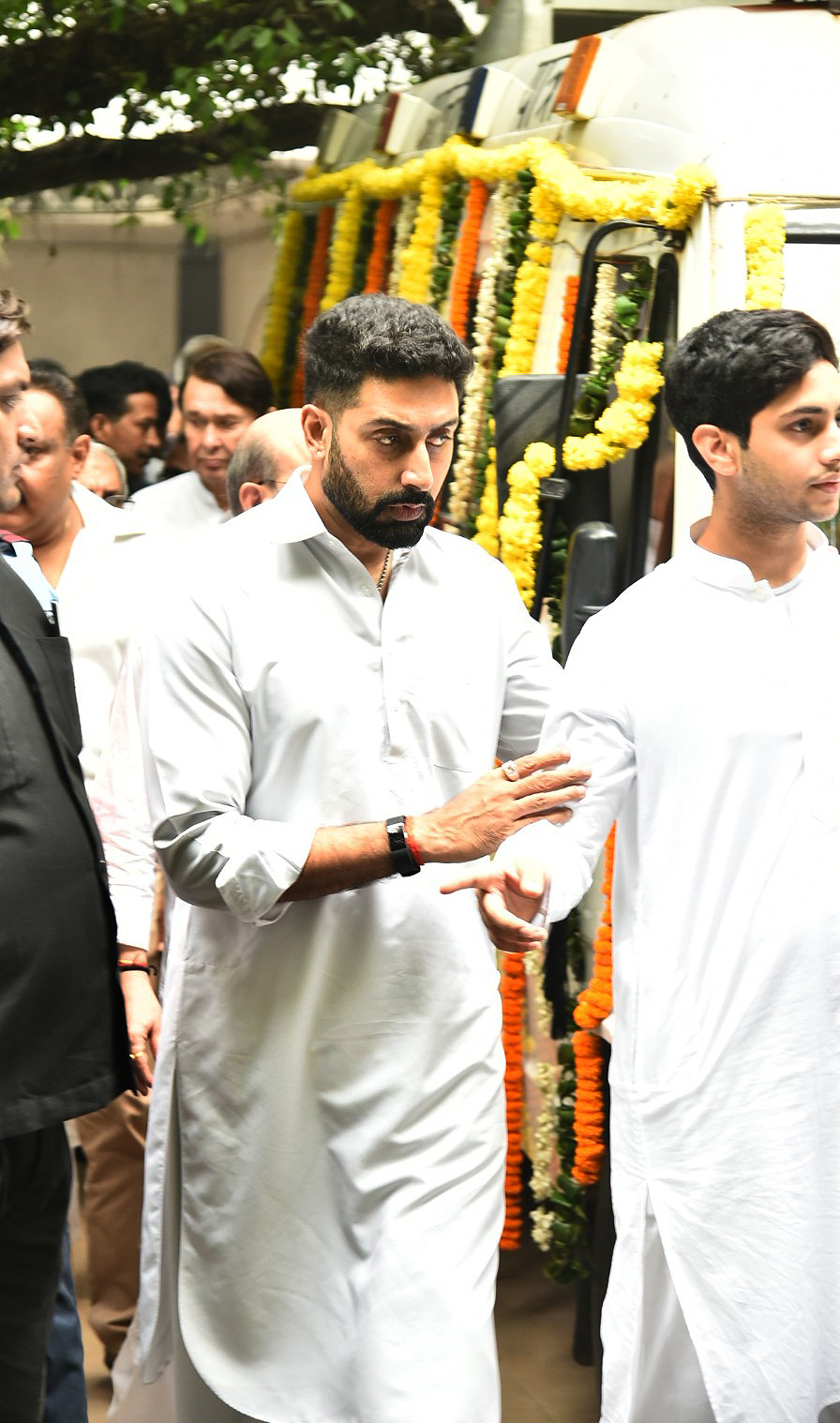 Rajan Nanda's funeral