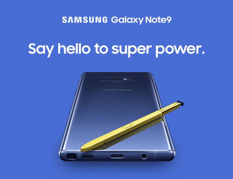 samsung note 9 price 2018