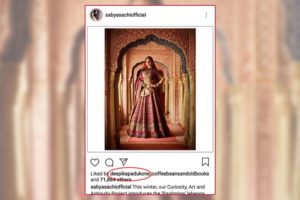 Deepika Padukone to wear Sabyasachi 