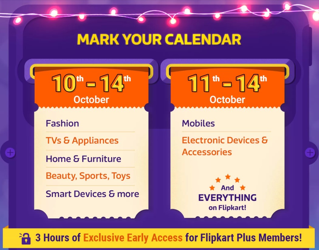 Flipkart Big Billion sale 2018 offers