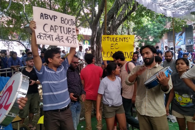 JNUSU election 2018: Left Unity wins all four seats, despite AVBP violence