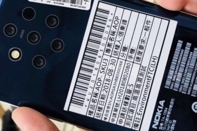 Nokia 9 leaked Rare camera Xenon Flash