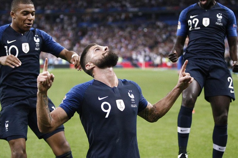 Nations League: Olivier Giroud finally scores as France beat Netherlands