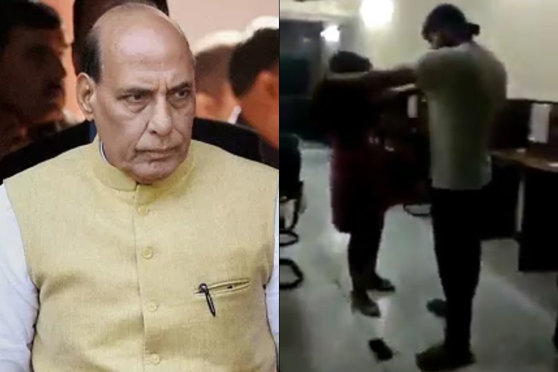 Delhi cop son arrested thrashing woman
