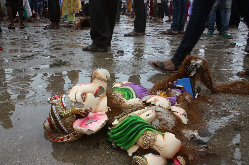 Ganpati Visarjan: Ganesha idol 