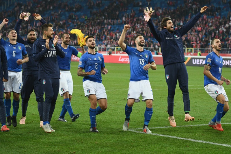 Nations League Cristiano Biraghi scores Italy relegate Poland