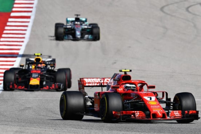 Kimi Raikkonen wins US Grand Prix