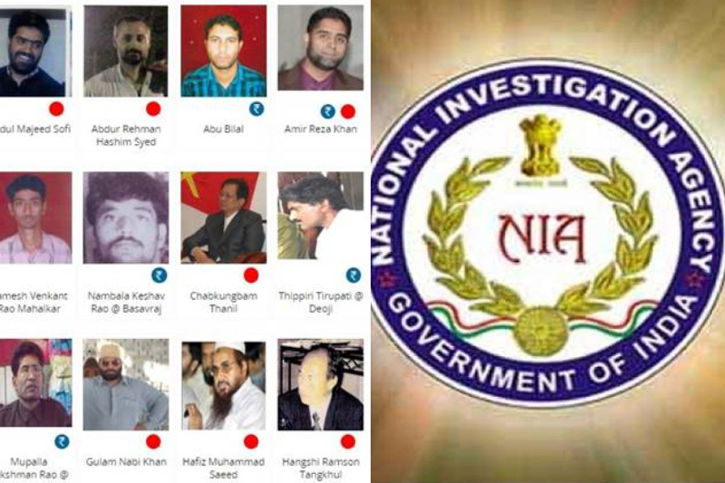 NIA Issued Most Wanted List