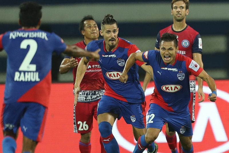 ISL 5 Bengaluru FC Jamshedpur FC play 2-2 draw