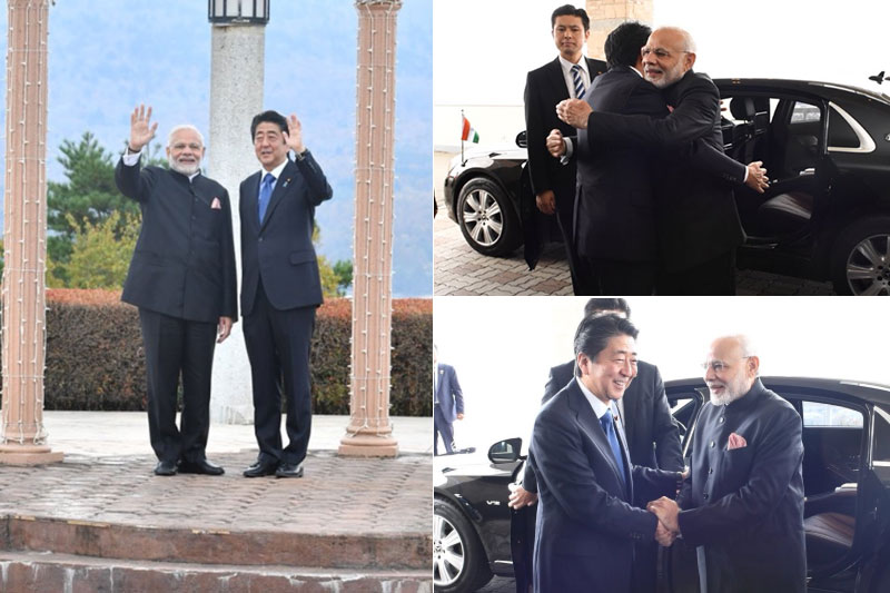 Image result for PM Modi with Japanese Counterpart discussed about defense & regional security