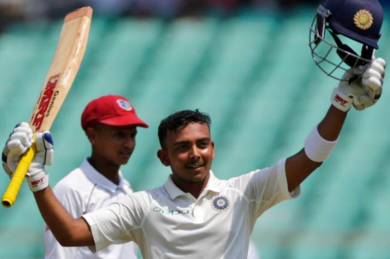 India vs West Indies Prithvi Shaw shatters multiple records with debut