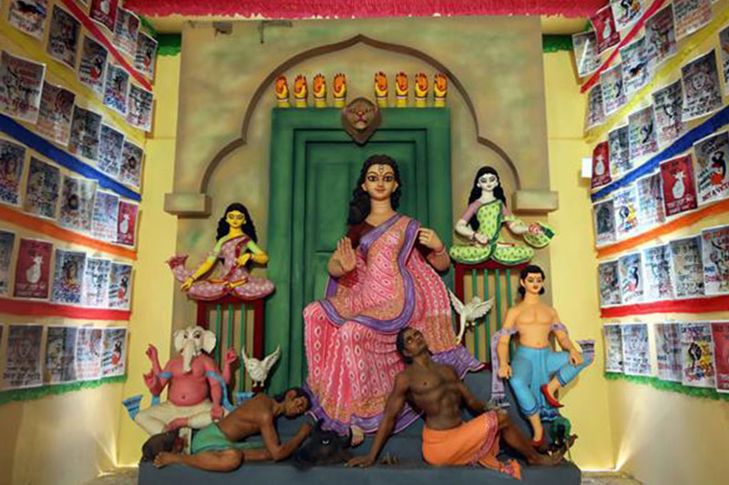 Sonagachi sex workers scale up durga puja