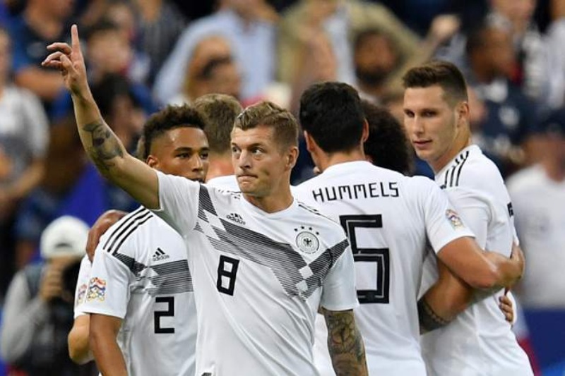Antoine Griezmann brace France beat Germany