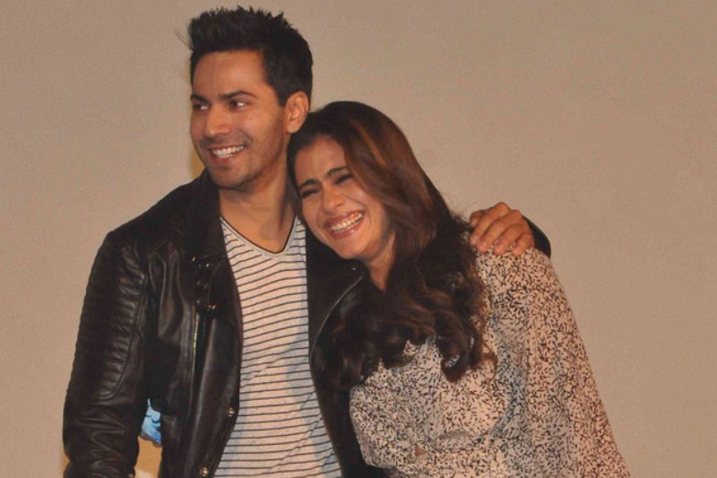 Kajol romance varun dhawan