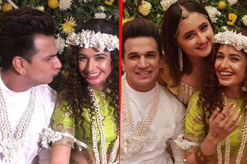 Prince Narula Yuvika Chaudhary engagement