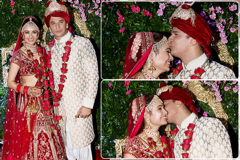 In Pics Prince Narula And Yuvika Chaudhary Look Ethereal At Their Wedding