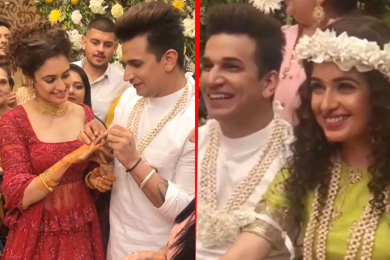 Prince Narula Yuvika Chaudhary engagement