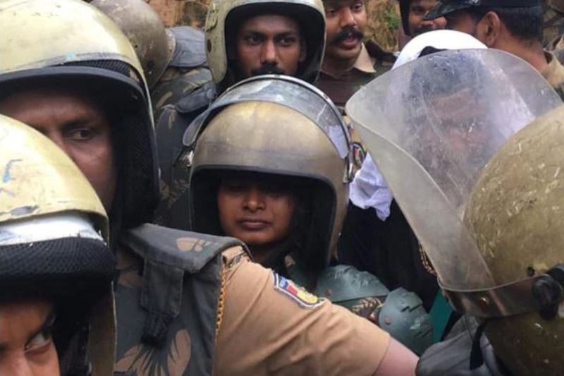 sabarimala row two women returned