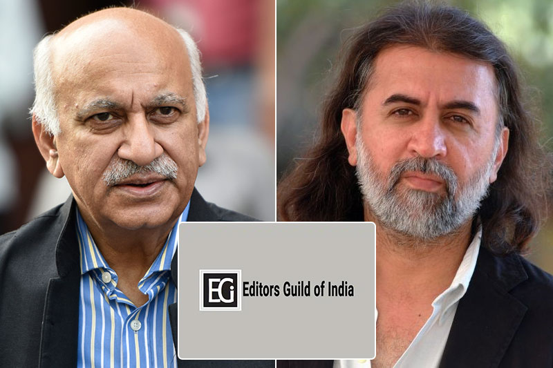 Editor Guild India MJ Akbar Tarun Tejpal
