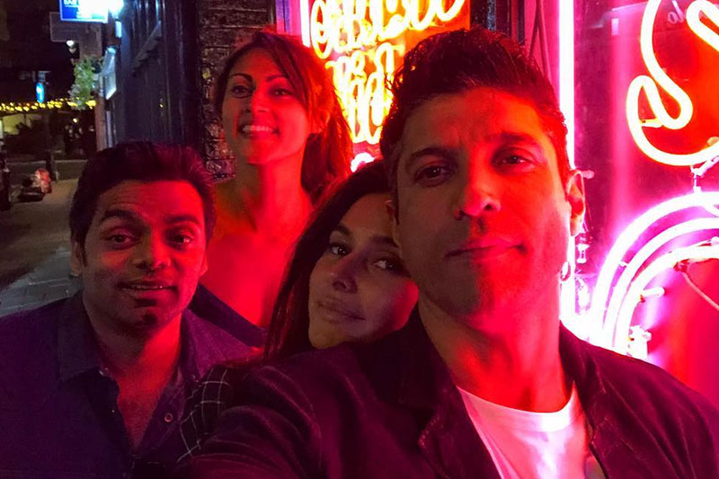 Farhan Akhtar and Shibani Dandekar