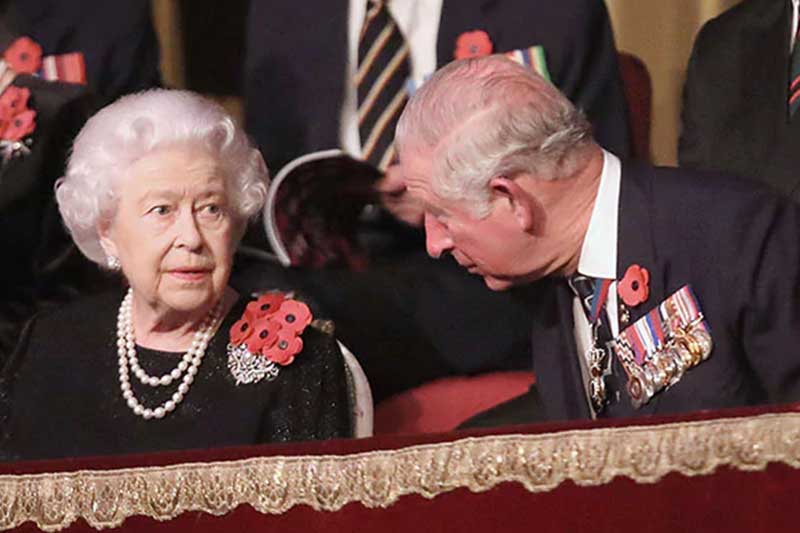 Festival of Remembrance Queen Elizabeth and Prince Charles