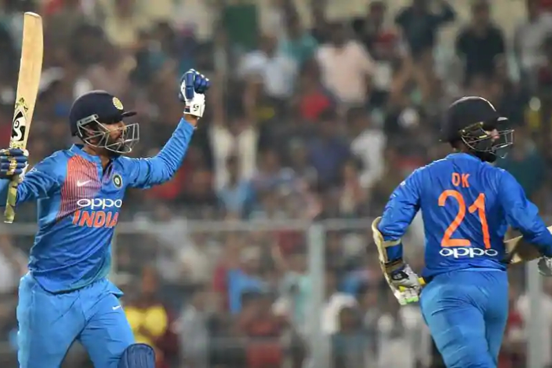 ndia vs West Indies Karthik, Kuldeep help hosts clinch nervy victory