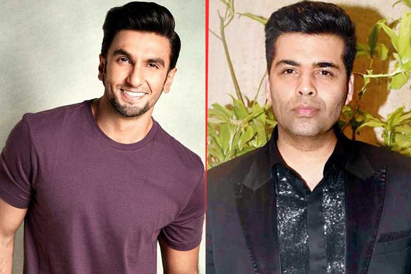 Karan Johar gifts track suit to Ranveer Singh