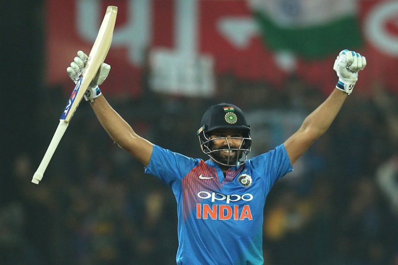 Rohit Sharma becomes first player to smash 4 T-20 centuries