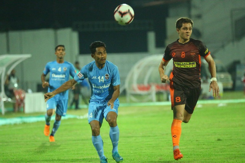 ILeague Willis Plaza scores Churchill Brothers Gokulam Kerala draw