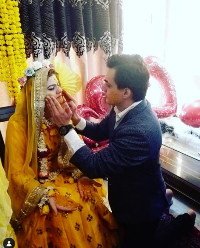 In Pics: Mohsin Khan's sister Zeba gets married, looks stunning