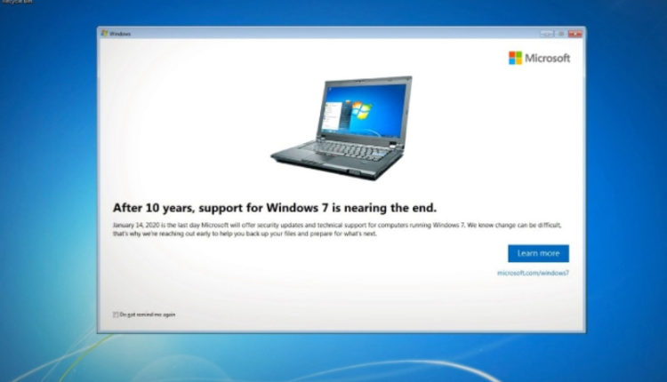 Microsoft Windows 7 upgrade Windows 10