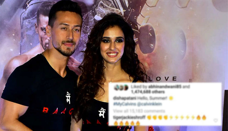 Disha Patani Posts A Sultry Picture On Instagram Here S How Tiger Shroff Reacted