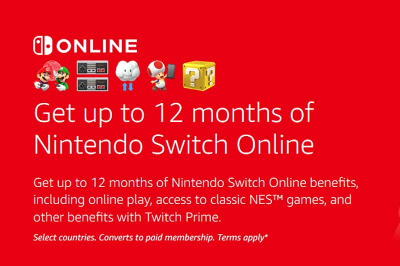1 year nintendo switch online