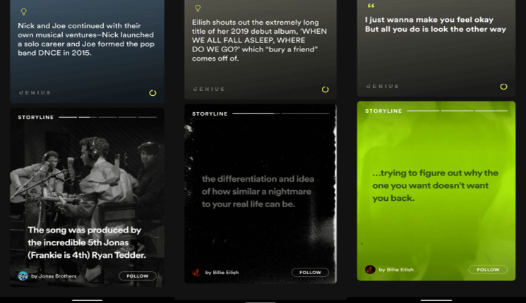 Spotify-Storyline-feture