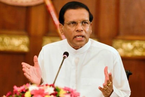 Sri Lankan President Maithripala Sirisena