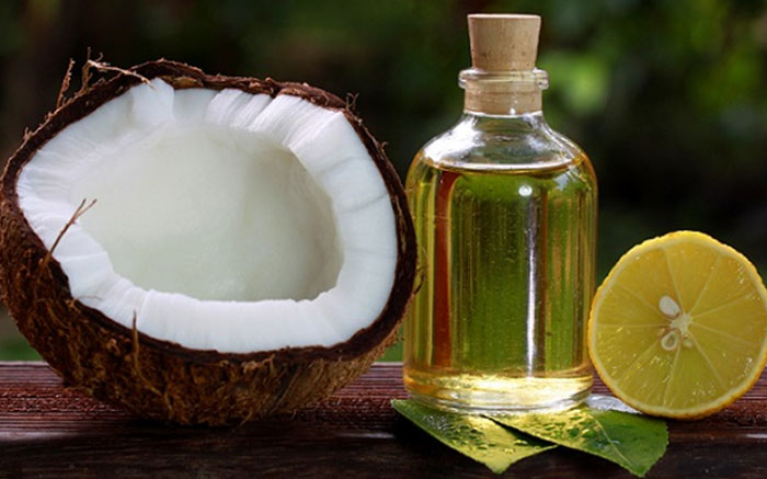 Coconut Oil and lemon juice