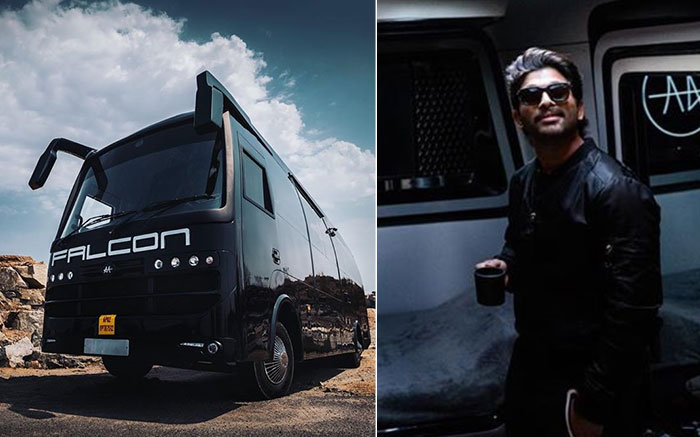 Allu Arjun shares breathtaking pictures of his Vanity Van Falcon