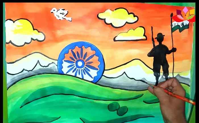 Gopika Nandu on Twitter Our Independence Day drawing   independencedaydrawing httpstcoxNi4TY44go  Twitter